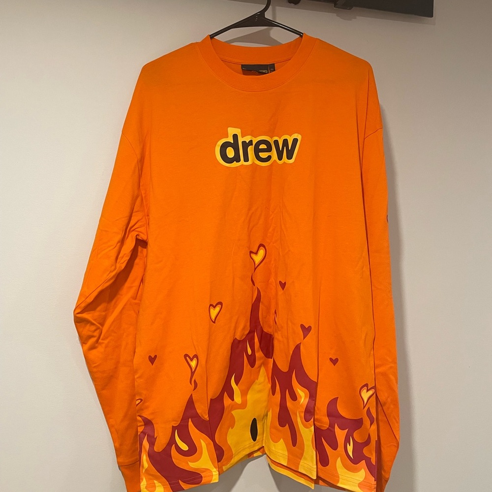 Drew House Orange Fire Tee